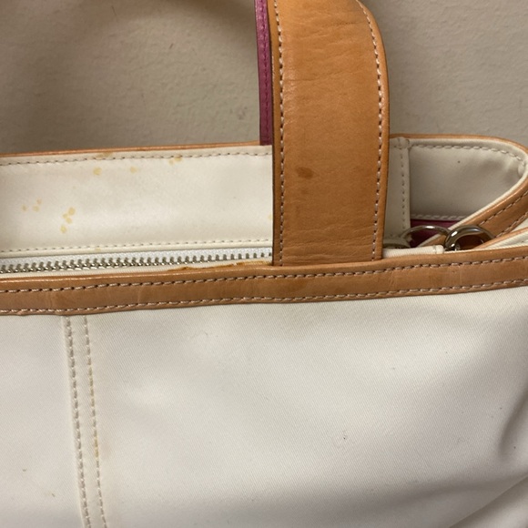 Coach Hampton Nylon Mini Tote Weekender Handbag 4275 - Picture 15 of 17